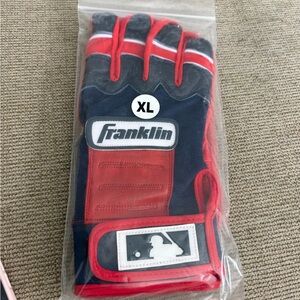 Franklin Men's Red and Black Gloves